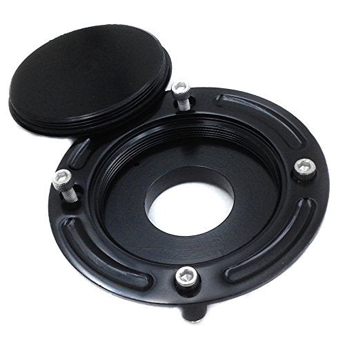 XKH-MOTO XKH- دراجة نارية سوداء بدون مفتاح غطاء الغاز تويست قبالة غطاء خزان الوقود ل 1997-2003 سوزوكي GSX-R 600/ 1996-2003 GSX-R 750/ 2001-2002 GSX-R 1000/ 1999-2007 سوزوكي هايابوسا/ SV 650/ TLR 1001R - Image 1